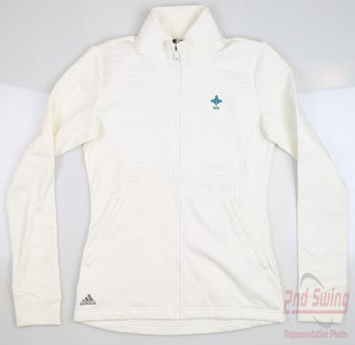 New W/ Logo Womens Adidas COLD.RDY Jacket X-Small XS White MSRP $100