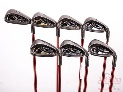 Ping K15 Iron Set 5-PW SW Ping TFC 149I Graphite Regular Right Handed Red dot 37.75in