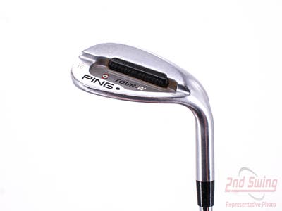 Ping Tour-W Brushed Silver Wedge Lob LW 60° 10 Deg Bounce Stock Steel Shaft Steel Wedge Flex Right Handed Black Dot 35.0in