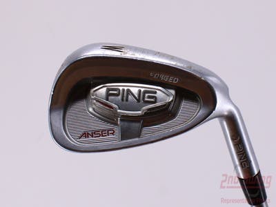Ping Anser Forged 2010 Single Iron Pitching Wedge PW FST KBS Tour C-Taper 120 Steel Wedge Flex Right Handed Black Dot 35.25in