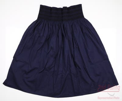 New Womens Vineyard Vines Sleeveless Dress Medium M Navy Blue MSRP $138 2R0680