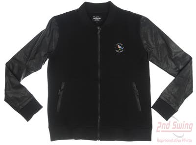 New W/ Logo Womens Straight Down Skylar Jacket Large L Black MSRP $145 W60291