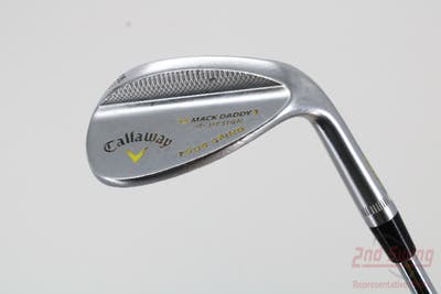 Callaway Mack Daddy 2 Tour Grind Chrome Wedge Sand SW 56° 11 Deg Bounce Tour Grind True Temper Dynamic Gold Steel Wedge Flex Right Handed 34.75in