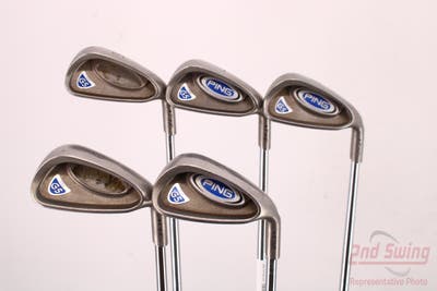 Ping G5 Iron Set 6-PW Stock Steel Shaft Steel Stiff Right Handed Black Dot 37.5in