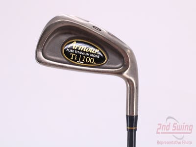 Tommy Armour Titanium 100 Single Iron 4 Iron Stock Graphite Shaft Graphite Regular Right Handed 38.75in