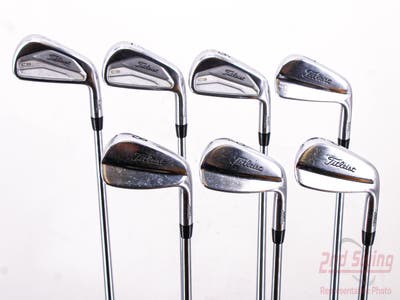 Titleist 620 MB Iron Set 4-PW Project X Rifle 6.5 Steel X-Stiff Right Handed 39.0in