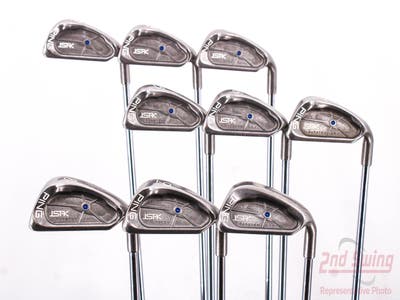Ping ISI K Iron Set 2-PW Ping CFS Distance with Cushin Steel Stiff Right Handed Blue Dot 38.5in