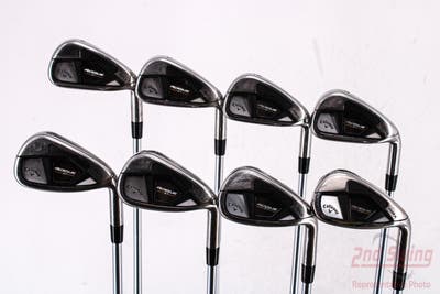 Callaway Rogue ST Max Iron Set 4-PW GW Project X IO 6.0 Steel Stiff Right Handed 38.0in