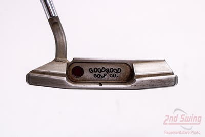 New Goodwood Custom Made Torched Carbon Steel Corsa Welded Stainless Neck Putter Right Handed 35.0in