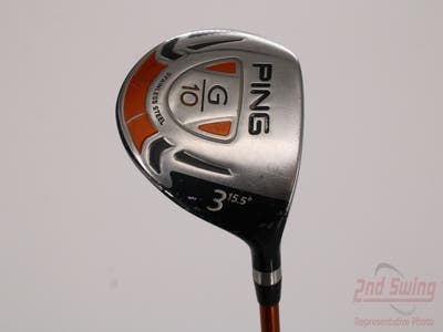 Ping G10 Draw Fairway Wood 3 Wood 3W 15.5° Ping TFC 129F Graphite Regular Right Handed 43.0in