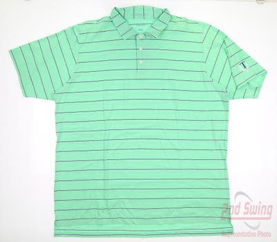New W/ Logo Mens B. Draddy Townes Polo XX-Large XXL Green MSRP $98