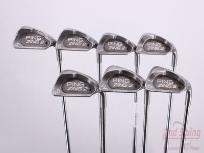Ping Zing 2 Iron Set 5-PW GW Rifle 6.0 Steel Stiff Right Handed Black Dot 38.0in