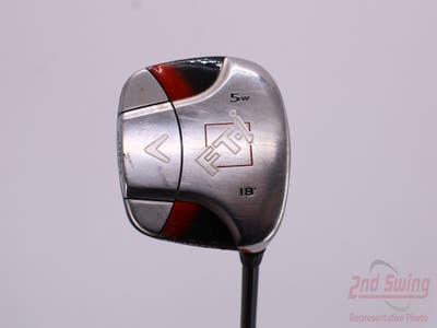 Callaway FT-i Squareway Fairway Wood 5 Wood 5W 18° Cleveland Fujikura Fit-On Red Graphite Regular Right Handed 42.75in