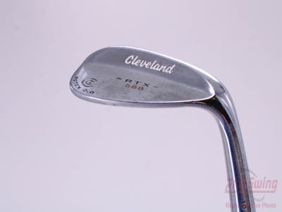 Cleveland 588 RTX 2.0 Tour Satin Wedge Lob LW 60° 2 Dot Mid Bounce True Temper Dynamic Gold Steel Wedge Flex Right Handed 35.25in