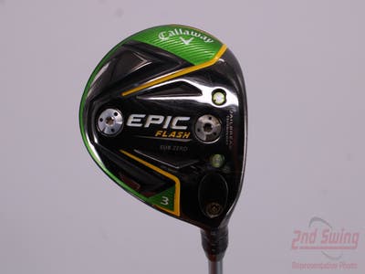 Callaway EPIC Flash Sub Zero Fairway Wood 3 Wood 3W 15° Project X Even Flow Green 55 Graphite Stiff Right Handed 43.0in