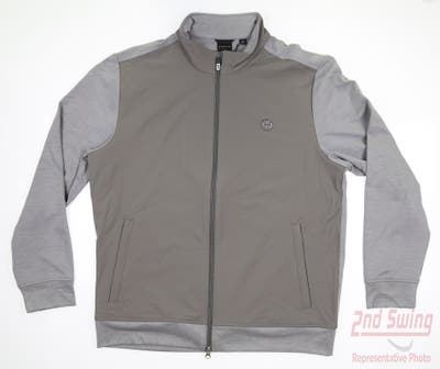 New W/ Logo Mens Dunning Standale Jacket Large L Gray Heather MSRP $155