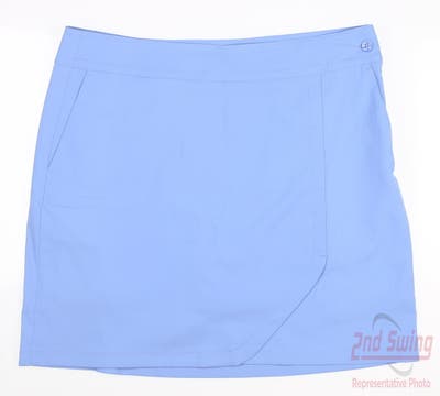 New Womens EP NY Tech Stretch Skort 10 Azure MSRP $89