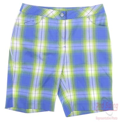 New Womens EP Pro Golf Shorts 2 Multi MSRP $85