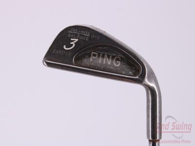 Ping Karsten III Single Iron 3 Iron Stock Steel Stiff Right Handed Black Dot 39.0in