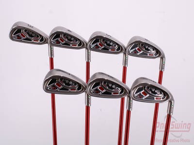 Ping G15 Iron Set 3-9 Iron Ping TFC 149I Graphite Regular Right Handed Green Dot 38.75in