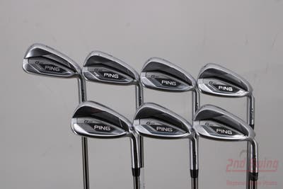 Ping G425 Iron Set 6-PW GW SW Cool Clubs Custom Graphite Stiff Right Handed Black Dot 37.0in