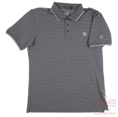 New W/ Logo Mens G-Fore Golf Polo X-Large XL Gray MSRP $120