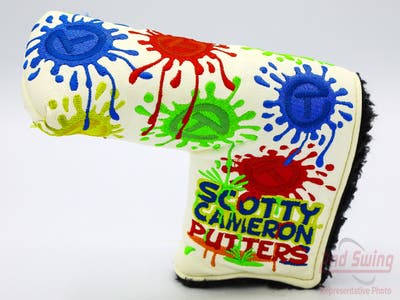 Scotty Cameron Tour Issue White Paint Splash Circle T Putter Headcover