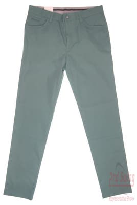 New Mens Adidas Golf Pants 32 x32 Tech Emerald Green MSRP $120