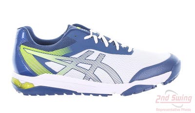 New Mens Golf Shoe Asics GEL Course Ace 7.5 White/Pure Silver MSRP $150 1111A183-100