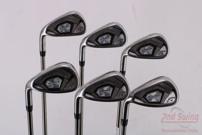 Callaway Rogue Iron Set 5-PW UST Mamiya Recoil ZT9 F4 Graphite Stiff Left Handed 38.5in