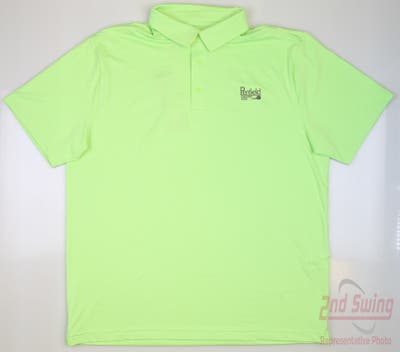 New W/ Logo Mens Under Armour Golf Polo X-Large XL Green MSRP $59