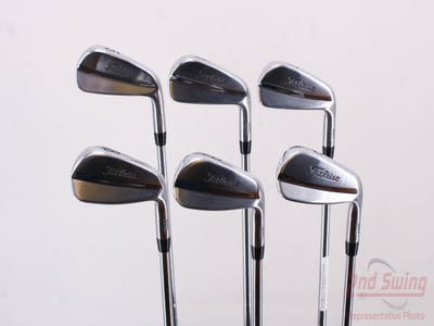 Titleist 620 MB Iron Set 5-PW Dynamic Gold Tour Issue S400 Steel Stiff Right Handed -1 Degrees Flat 37.75in