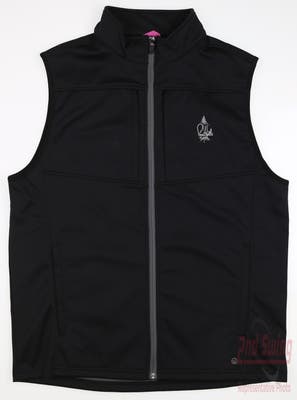 New W/ Logo Mens Straight Down Avalanche Vest Small S Black MSRP $155