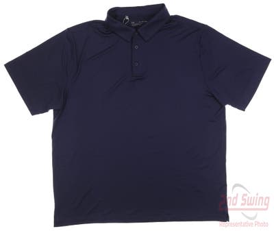 New Mens Under Armour Golf Polo XX-Large XXL Navy Blue MSRP $65