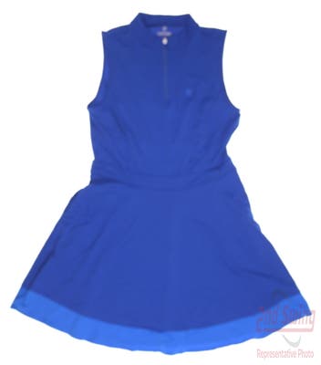 New Womens G-Fore Golf Dress Large L Blue MSRP $195