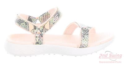 New Womens Golf Shoe Skechers Go Golf 600 Sandal 6 Light Pink/Multi MSRP $75 17018/LPMT