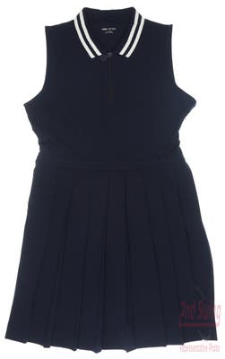 New Womens Tory Sport Performance Pleated Golf Dress X-Large XL Tory Navy MSRP $198