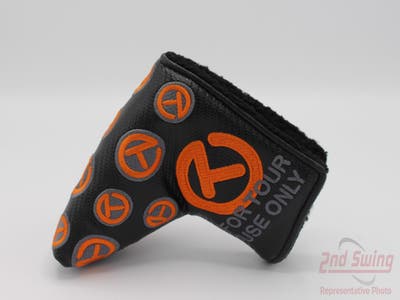 Titleist Scotty Cameron Tour Only Dancing Circle-T Black & Orange Mid Mallet Putter Headcover