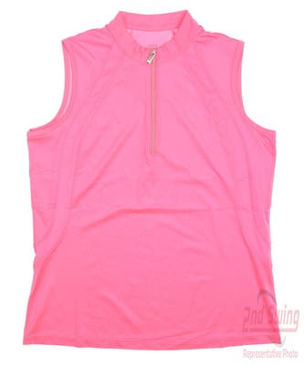 New Womens Tail Sleeveless Golf Polo Small S Pink MSRP $90