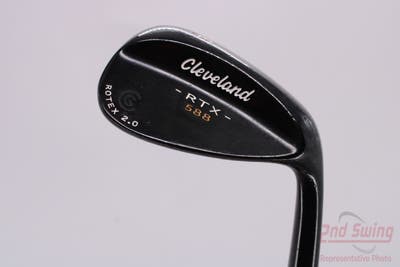 Cleveland 588 RTX 2.0 Black Satin Wedge Lob LW 58° Stock Graphite Shaft Steel Wedge Flex Right Handed 35.25in