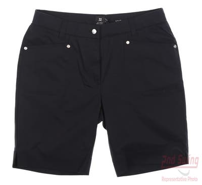 New Womens Daily Sports Golf Shorts 6 Black MSRP $125