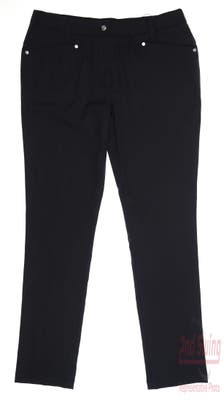 New Womens Daily Sports Golf Pants 12 Black MSRP $145