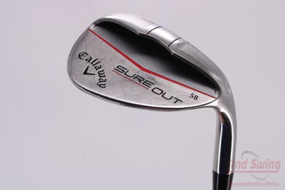 Callaway Sure Out Wedge Lob LW 58° FST KBS Tour 90 Steel Wedge Flex Right Handed 34.75in