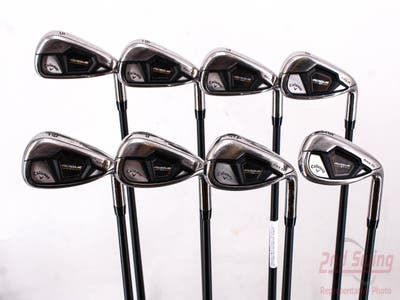 Callaway Rogue ST Max OS Lite Iron Set 5-PW GW SW Project X Cypher 50 Graphite Regular Right Handed 38.5in