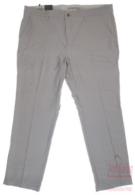 New Mens Adidas Golf Pants 40 x32 Gray MSRP $80