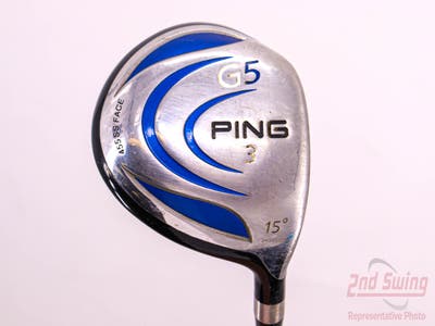 Ping G5 Fairway Wood 3 Wood 3W 15° Ping TFC 100F Graphite Regular Right Handed 42.5in