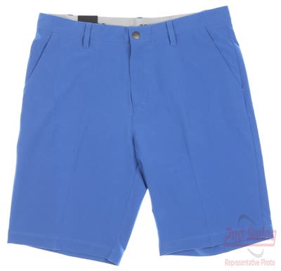 New Mens Adidas Golf Shorts 34 Blue MSRP $65