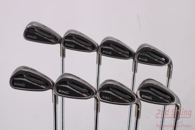 Ping G25 Iron Set 4-PW GW Ping CFS Steel Stiff Right Handed Yellow Dot 37.75in