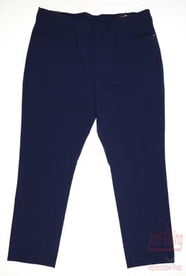 New Mens Ralph Lauren RLX 5-Pocket Stretch Tailored Fit Pants 38 x30 Navy Blue MSRP $115