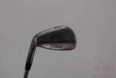 Titleist 735.CM Chrome Single Iron Pitching Wedge PW Stock Steel Shaft Steel Regular Left Handed 36.25in